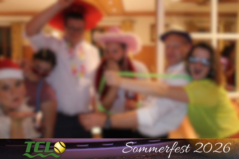 Individuelle Designs-Layout „Sommerfest des Tennisvereins" als Einzelbild