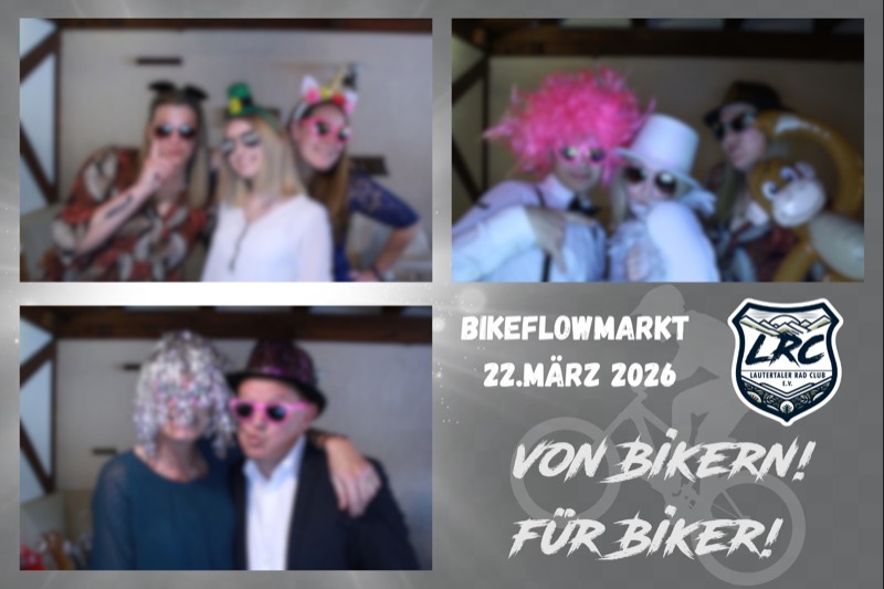 Individuelle Designs-Layout „Bikeflowmarkt" als Collage